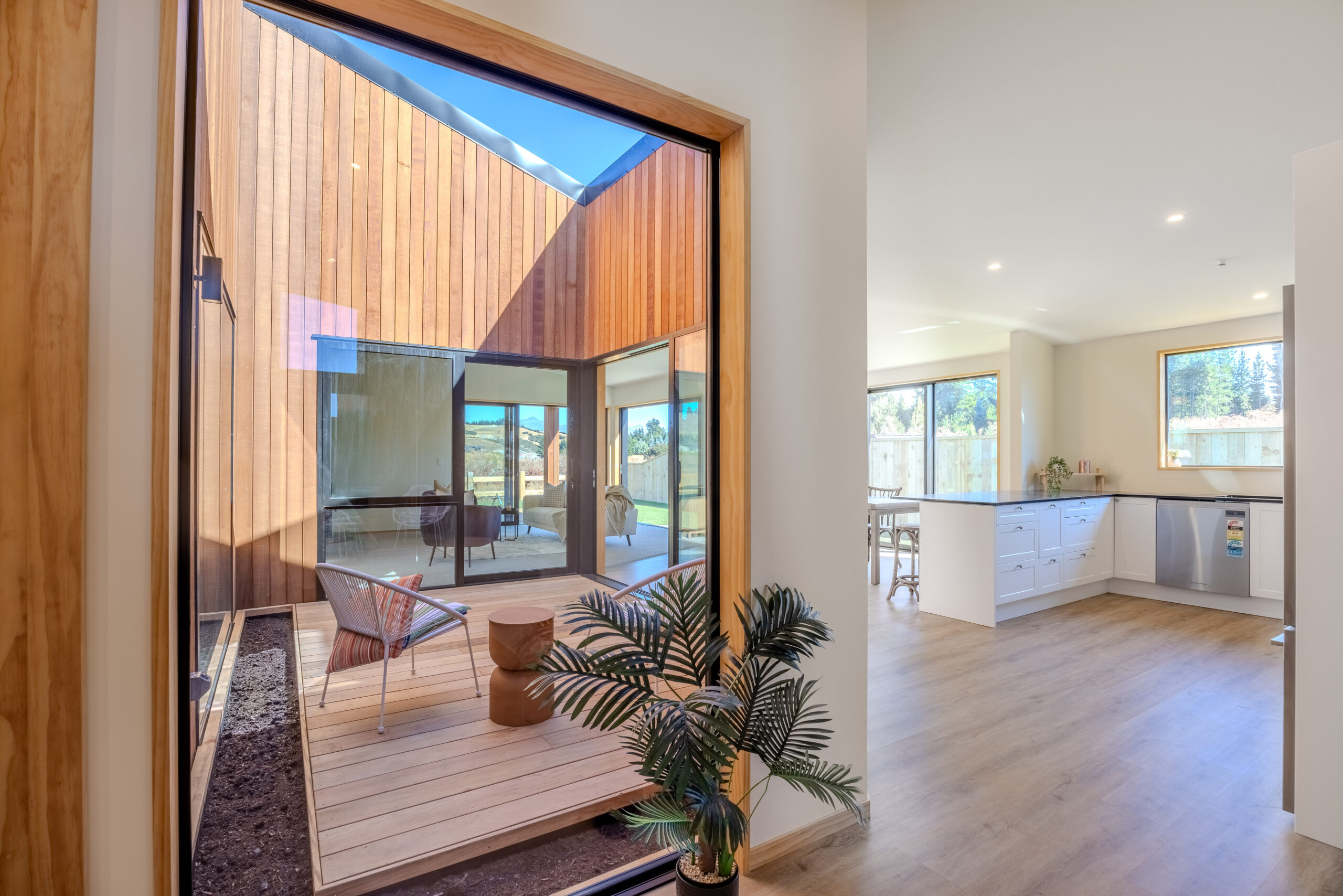 C.J. Neill Construction team member on site in Wanaka
